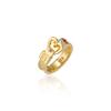 CALLOUTNEWYEAR Heart Belt Ring _ GOLD (Silver92.5)