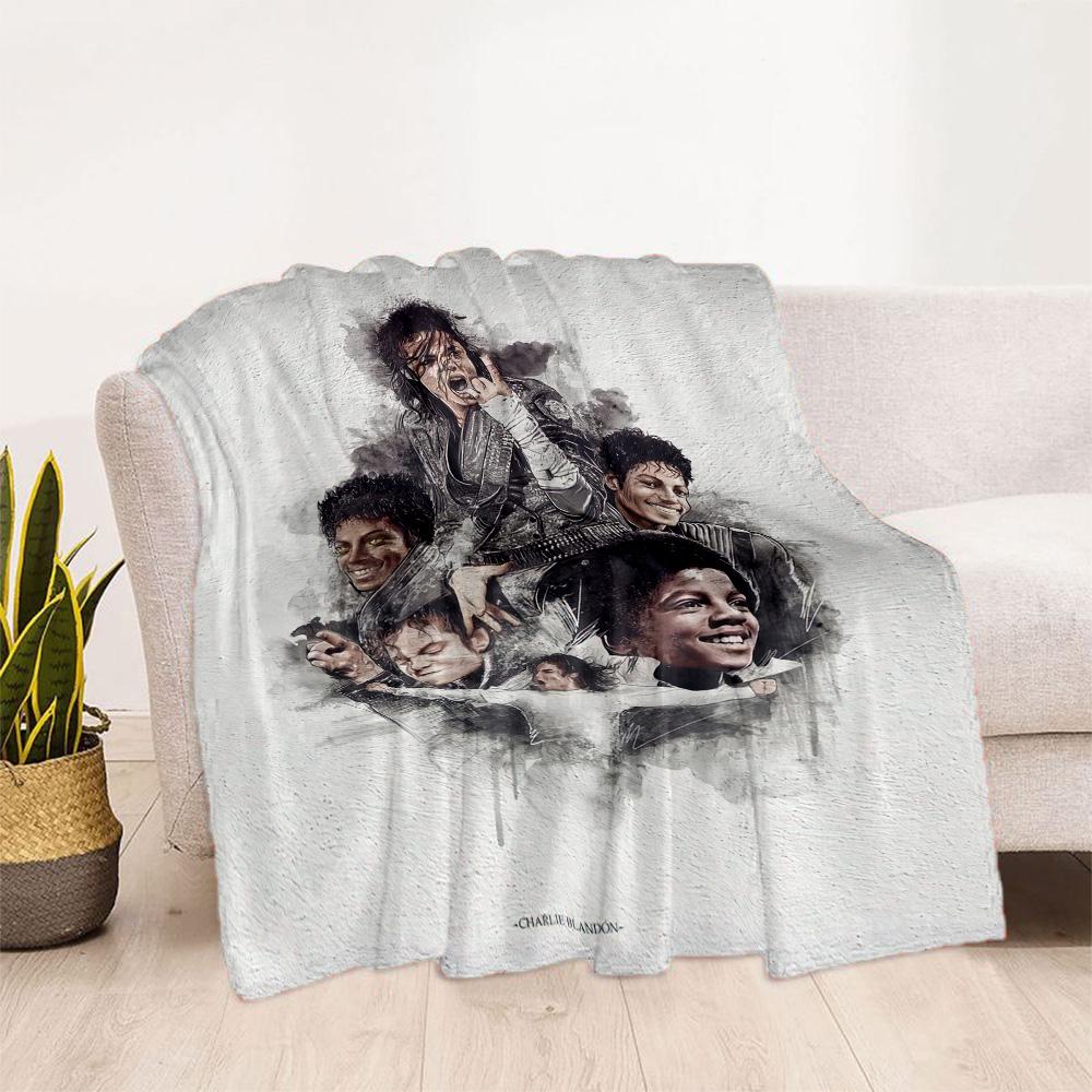 Michael Jackson 31 Blanket Warmthful Decor Great for Office Sofa Bedding Four Seasons Multipurpose Digital Print Gifts For Family Or Friends