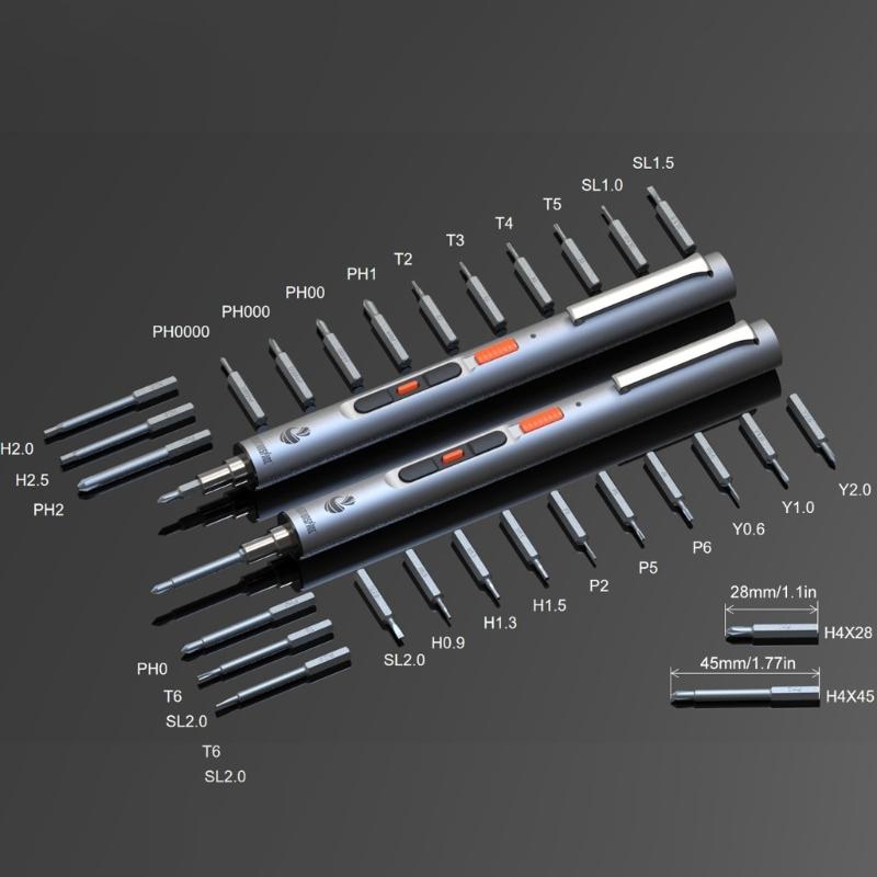 Electric Drill Screwdriver Multipurpose Mini Rechargeable Screwdriver Set Cordless Drilling Tool for Phone Camera Repair