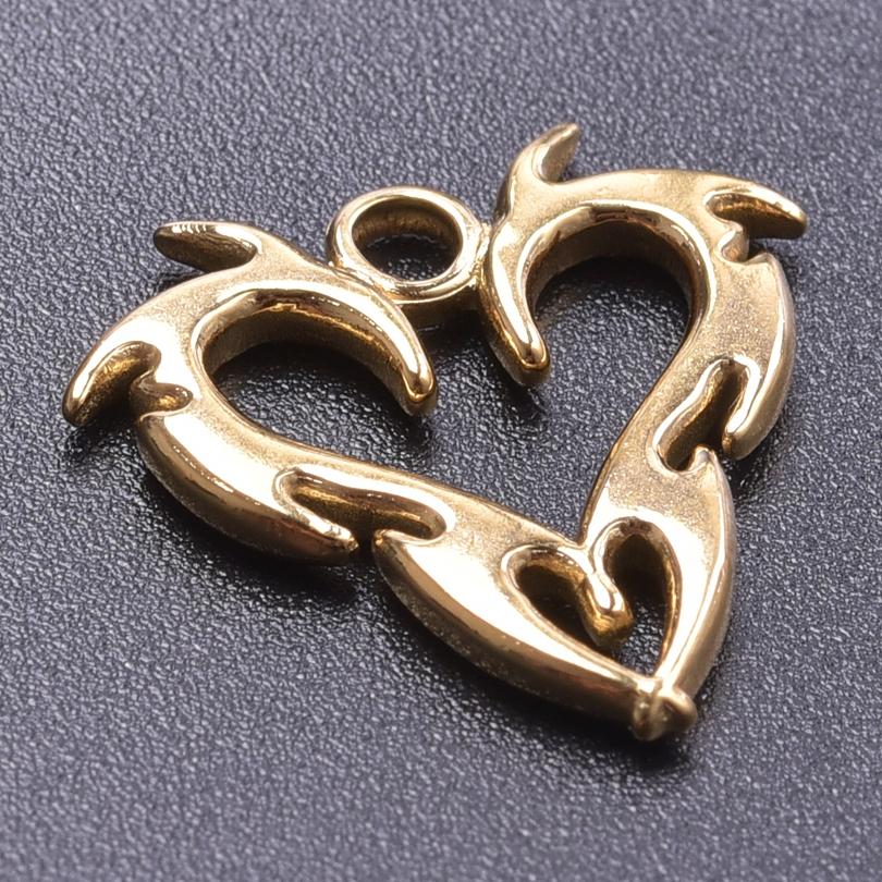 5pcs 18k Real Gold Plated Animal Pendant Stainless Steel Butterfly Charm For Jewelry Making Supplies Papillons Fuxk Men Pendants