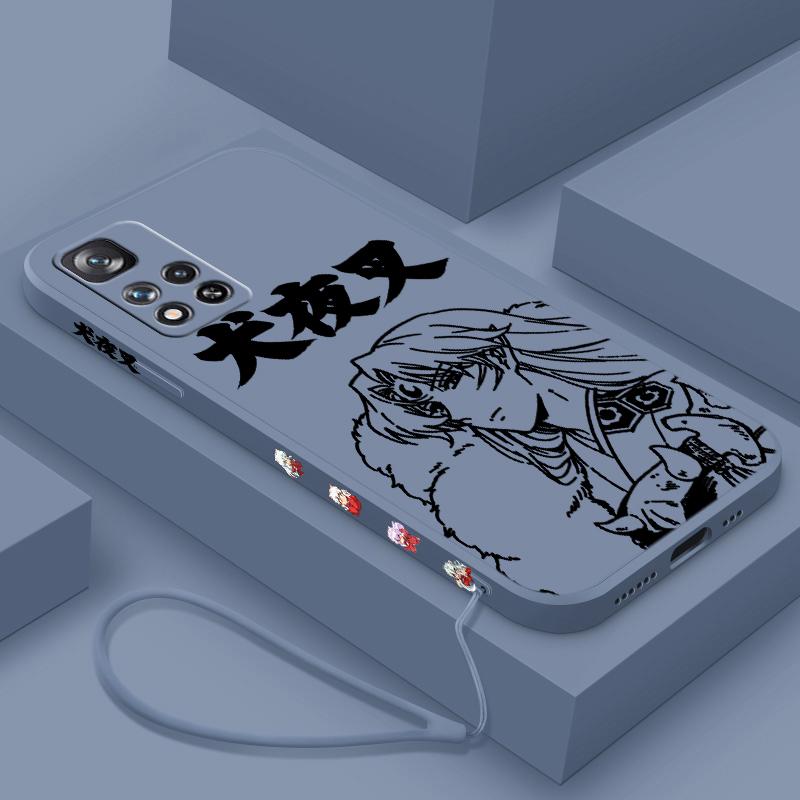 Inuyasha Anime Niedlich Für Xiaomi Redmi Note 12 11T 11S 11E 10S 10T 10 9S 9T 8 Pro Plus Lite Flüssig Links Seil Handyhülle