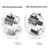 Stainless Steel Manual Tally Counter: Clicker for Counting People and Statistics.