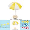 Adorable Mini Sun Umbrella Micro Landscape Ornament For Charming Dollhouse Decor