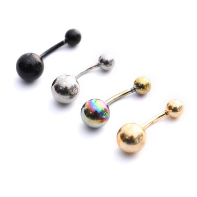 1Pc Sexy Dangling Navel Belly Button Ring Double Round Piercing Belly Piercing