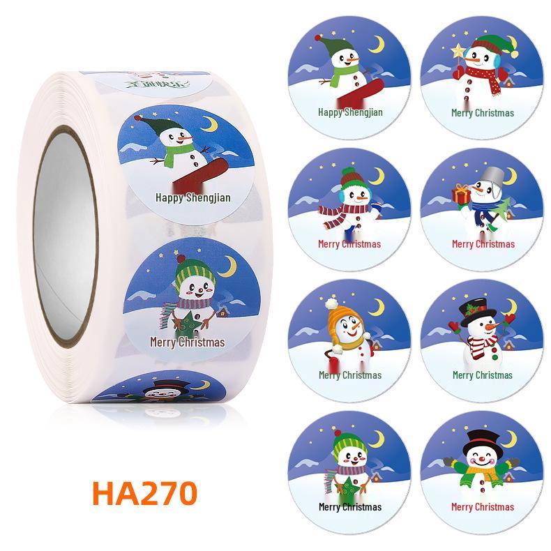 Santa Claus Christmas Sealing Stickers - Gift Wrap & Box Decoration