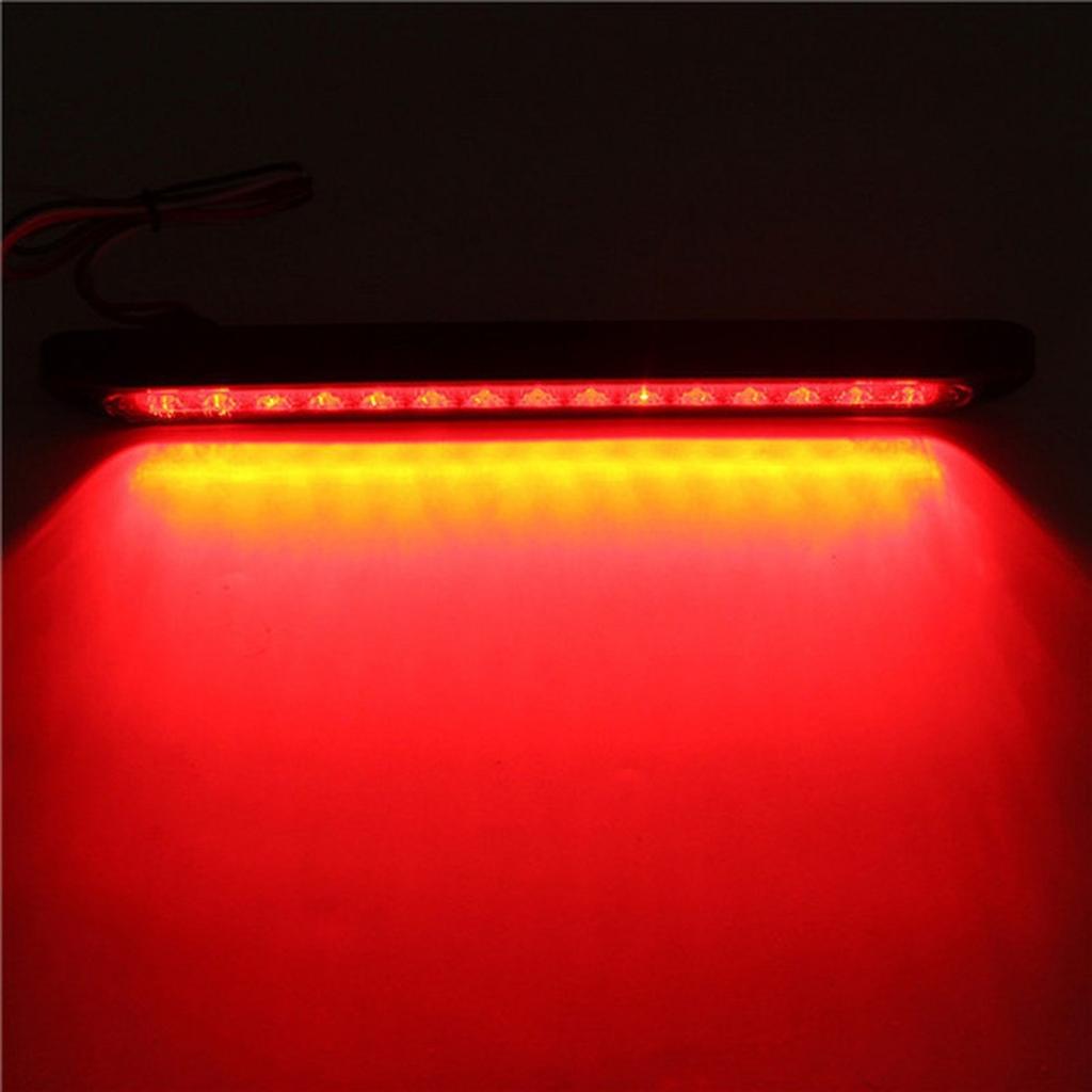 1PCS Universal LED Tail Rear Lamp for Trailer Truck Lorry Pickup - Brake/Stop/Turn Lights 12V-24V 15 LEDs Light Bar StripBack Up Lights 1