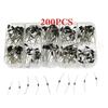 200PCS Diode Assortment Kit 10 Values Rectifier/Schottky Diode 1N4001-1N4007-1N5819 Assorted Set