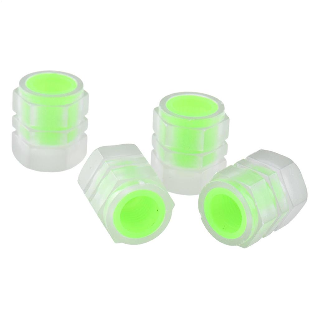 Tire Air Valve Caps 4pcs Car Tire Cap Lights Up Car Glowing Tire Valve