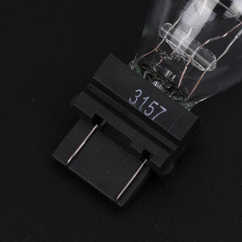 2Pcs 3156/3157 12V 21/5W Led Bulbs Clear Shell Tail Signal Light Bulbs Replacement Car Tail Brake Light Backup Reverse Lamp
