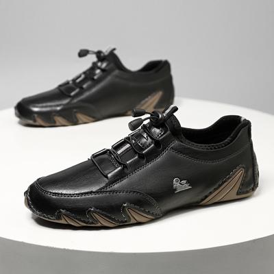 Oktopus Übergröße Herrenschuhe Echtes Leder Herren Trendschuhe Herren Slipper Low Top Freizeitschuhe