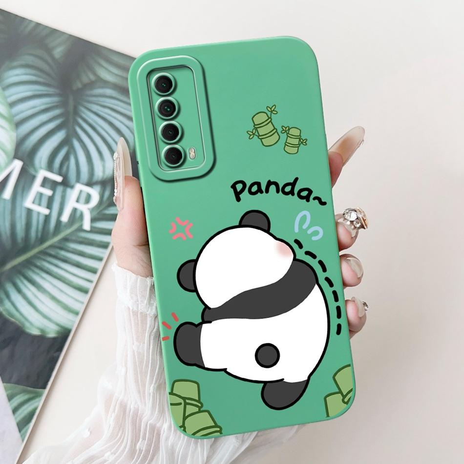 Für Huawei P Smart 2021 Hülle Huawei Y7a PPA-LX3 PPA-LX2 PPA-LX3 Süßer Panda Hase Weiches Silikon Stoßfeste Handyhüllen