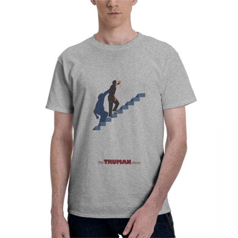 Summer tshirt men The Truman Show Classic TShirt cat shirts sweat shirt mens clothes male top teeshirts S