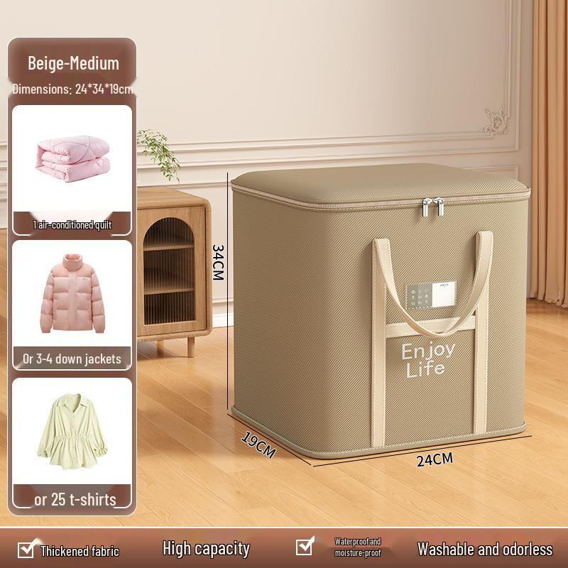 Portable Waterproof Jumbo Storage Bag - Large Capacity & Durable for Moving and Students