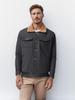 Men's Fleece-Lined Cotton Workwear Jacket for Autumn/Winter