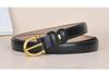 Korean Style Women's Genuine Leather Thin Waist Belt - Retro Pin Buckle, Versatile and Stylish