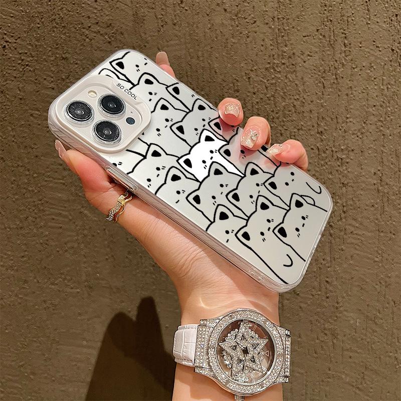 Silicone Case For Xiaomi 11 Lite 13T 14T 15T Samsung A07 A17 A37 A57 Oppo A38 A58 Infinix Hot 40 30i Cover DIY Painted Cartoon Shockproof Phone Bumper
