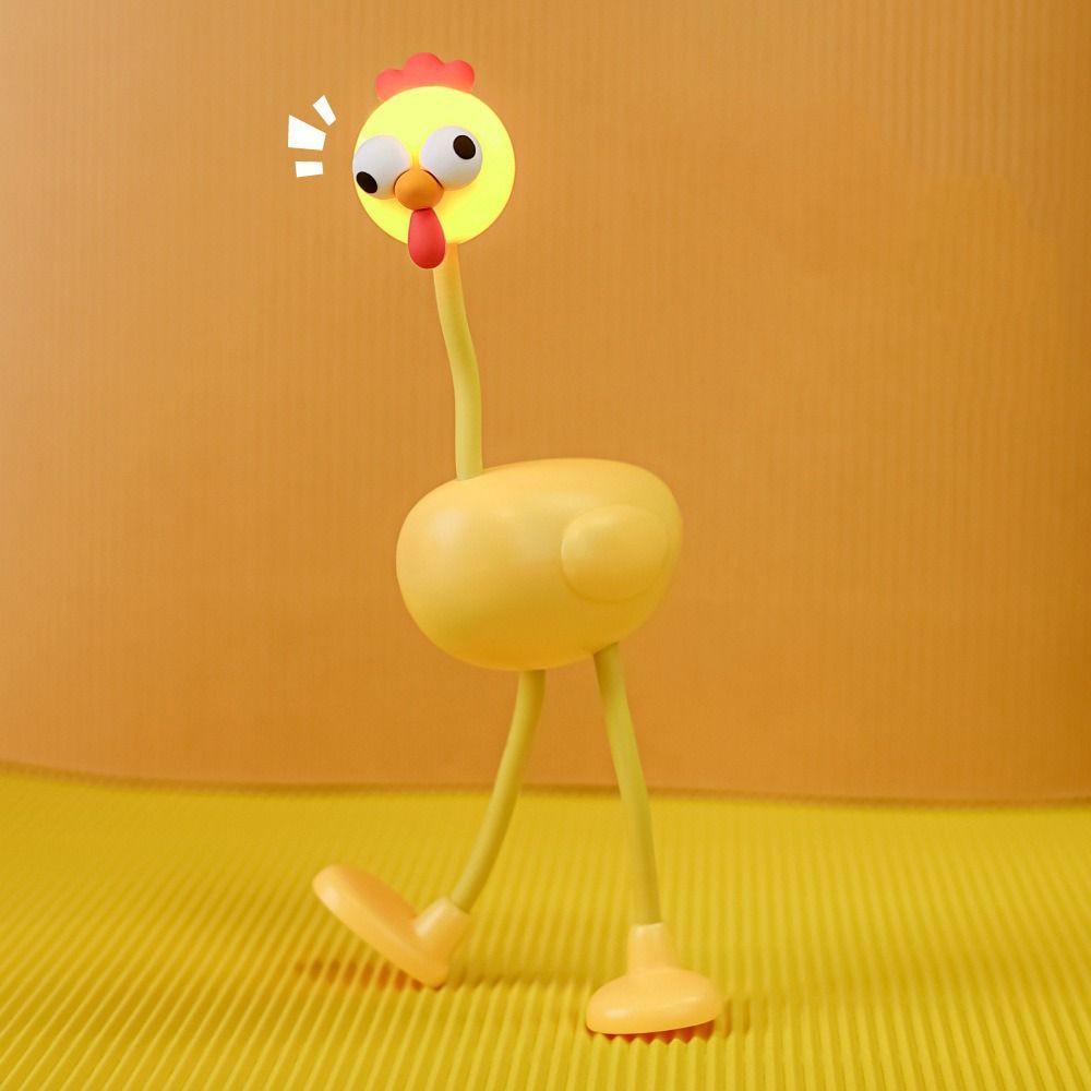 Eye Protection Funny Chicken Night Light 3 Lighting Modes Creative Desk Lamp  Children Toy