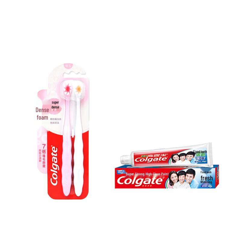 Colgate Ultra Dense Toothbrush & High Calcium Toothpaste Set