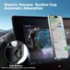 Double Vacuum Sucker Car Phone Holder 360° Retractable Bracket Electric Vacum Magnetic Cellphone Stand for iPhone Samsung Xiaomi