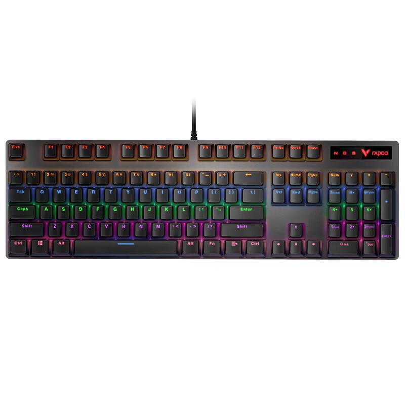 Rapoo V500PRO 104-Key Full-Size Wired Backlit Gaming Mechanical Keyboard