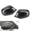 2Pcs Left + Right Rearview Mirror Case Cap 51167205291 Fit for BMW E90 E91 E92 E93 LCI 2009 2010 2011 Black Carbon Pattern ABS