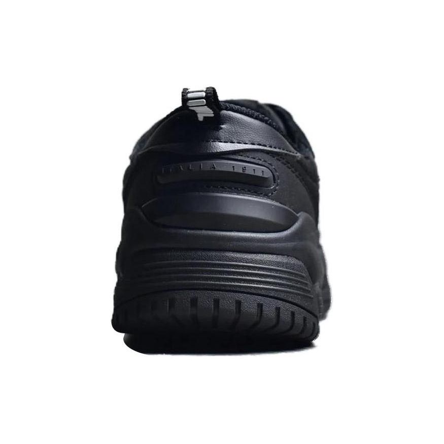 Fila Canestro Ткань Синтетическая кожа Мода Повседневные Низкие Ретро Баскетбольные кроссовки Женские кроссовки Черные F12W241603FBK