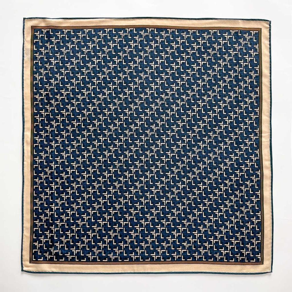 18% Silk 82% Wool Scarf Women Pashmina Double sided Foulard Female Bandana Twill Scarves Hijab Shawl Wraps Square Headkerchief