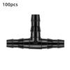 4/7mm Hose Connectors Barb Hose Connectors Drip Irrigation System T Connectors for Garden Watering Lawn Irrigation