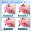 1Pcs Kids Silicone Pen Grip - Ergonomic Pencil Holder Posture Corrector for Children, Writing Aid Tool Set