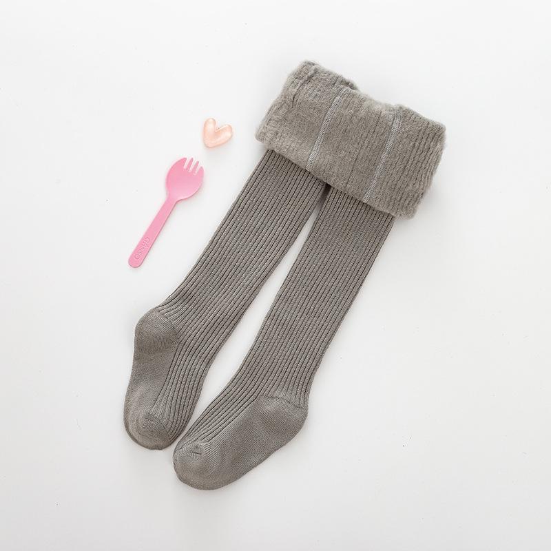 

Новые детские колготки: Однотонный хлопок, дышащий, осенне-зимний, с мелкими переплетениями, идеально подходит для детей. XL (4-6 years)