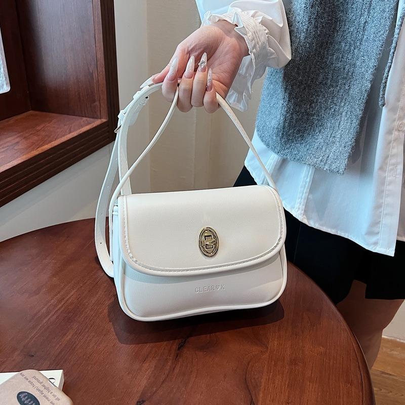 Spring and summer dopamine color small square bag simple and popular high-end soft shoulder bag messenger bag