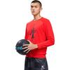 Anta Solid Color Print Chinese Characters Crew Neck Sweatshirt Men Tops Black 152011718-3