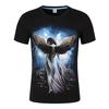 Maglietta Scimpanzé Occhialuto Uomo T-Shirt Stampata 3D Manica Corta Girocollo Moda Hip Hop Estate Casual
