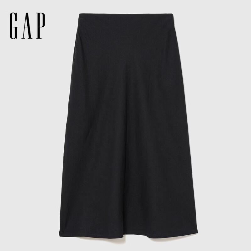 

GAP Women s Linen Blend Midi Skirt L