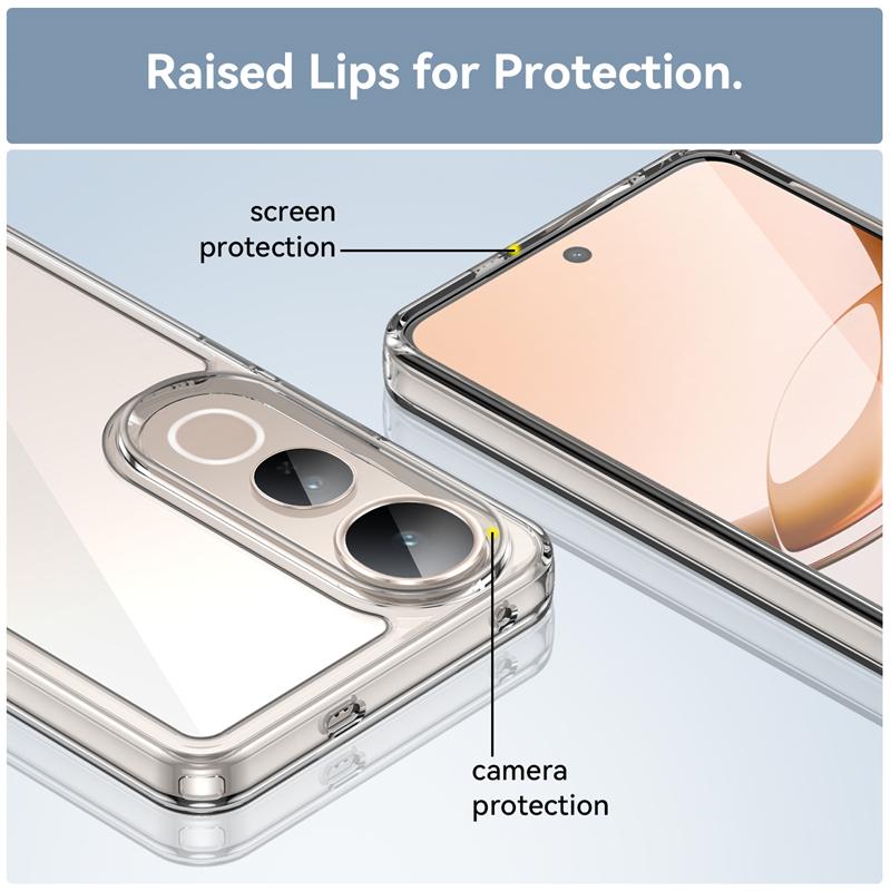 Transparent Case For Vivo V50 Lite Case Anti-knock Silicone Colorful Back Cover Vivo V50 Lite Case For Vivo V50 Lite V50e V50 5G
