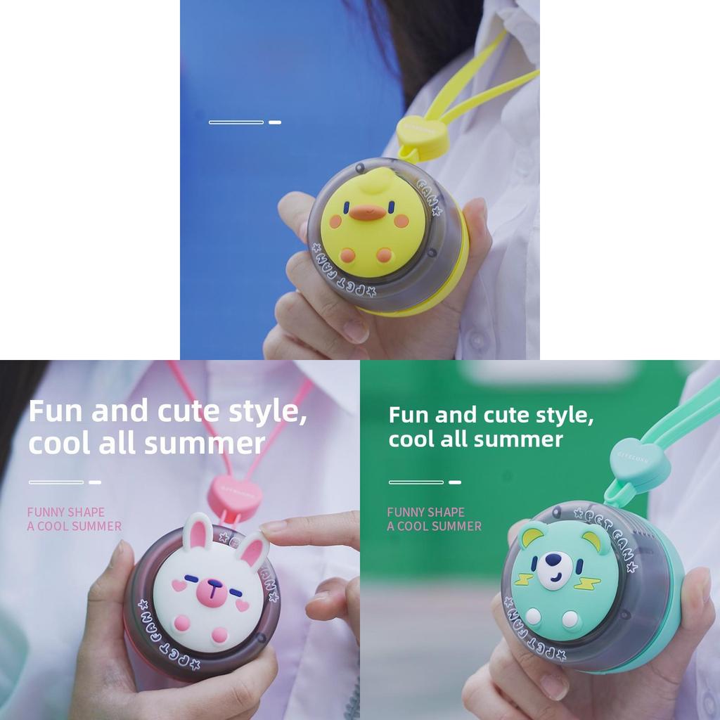 Pokmon Mini Handheld Fan With Usb Rechargeable Noleaf Design For Kids Outdoor Use