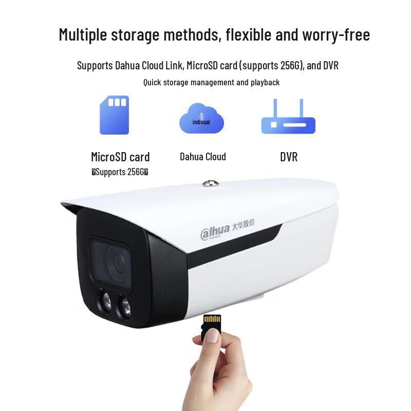 

Dahua 8MP AI Dual-Light Varifocal Bullet IP Camera CN plug (adapter included)