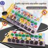 Wooden Traffic Sign Building Blocks for Kids - Montessori Educational Toy for Safety and Road Sign Recognition