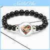 Perlen Schmuck Cartoon Figur Armband Universell Passend Schwarzes Elastisches Band