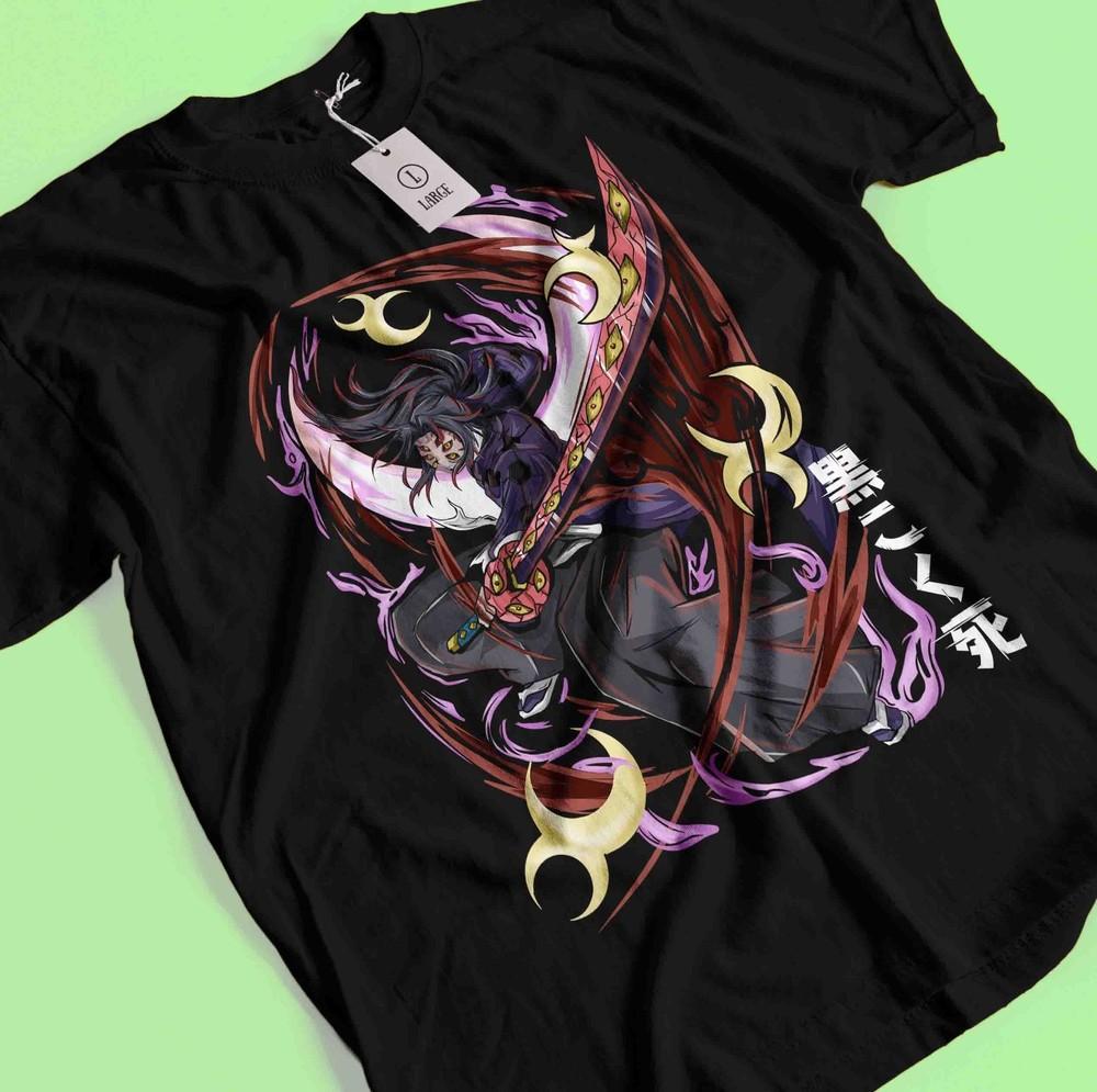 Demon Slayer Shirt Kokushibo Upper Moon 1 Tshirt Zenitsu T-Shirt Muzan Tanjiro