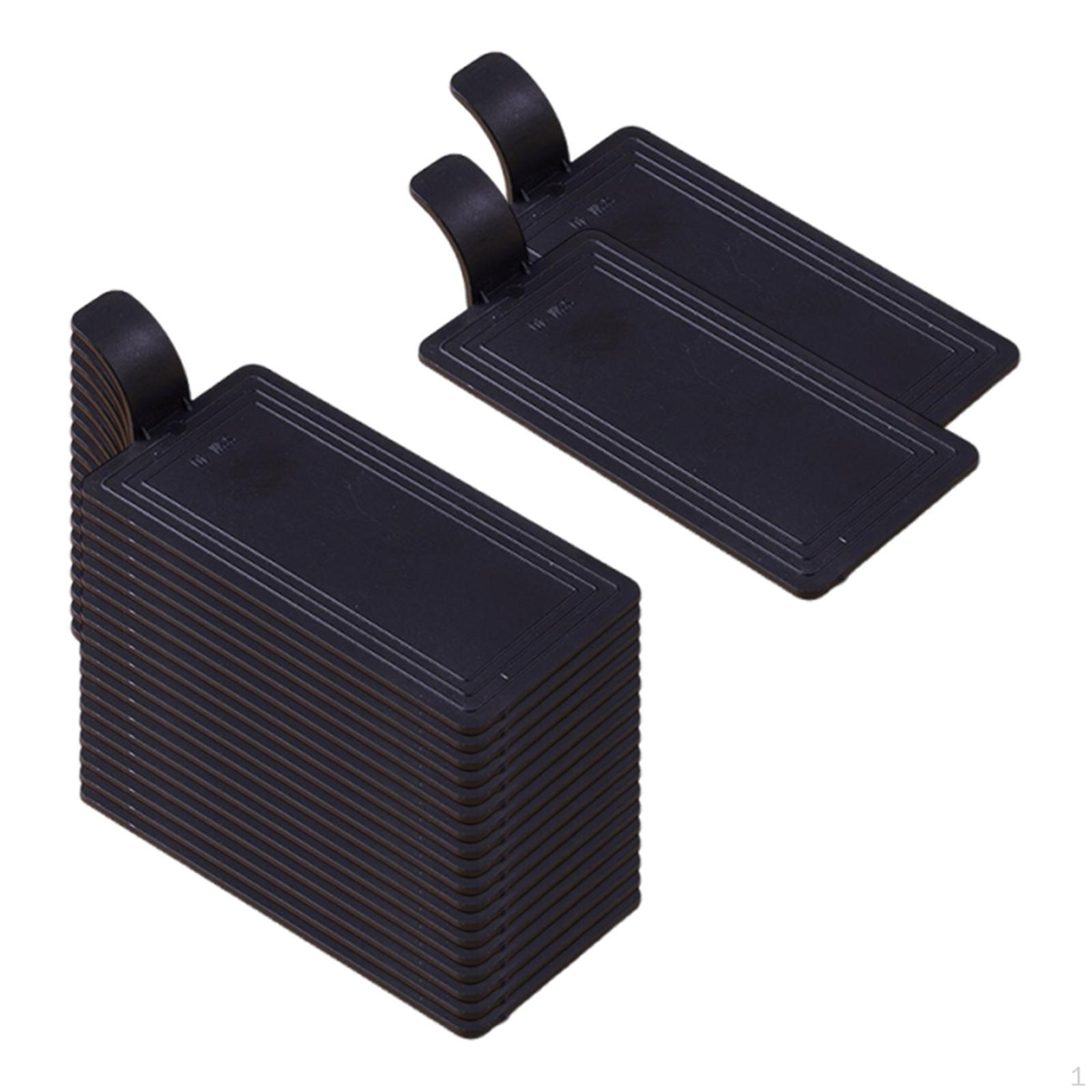 

20 шт. подложек для торта с ручкой, аксессуары для десертных подносов, черные, многофункциональные, для выпечки Rectangle