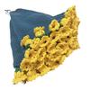 Blomfilt Virkningssats Rose Bukett Filt Gör-det-själv-kit Virkad Bukett Slängfilt Hantverksset för Mors Dag Present Hem Soffa Soffinredning