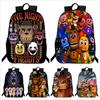 Vibrant Five Nights At Freddy's Backpack With Anime Pattern For Kids And Students
