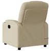Relaxation Armchair Cream Fabric