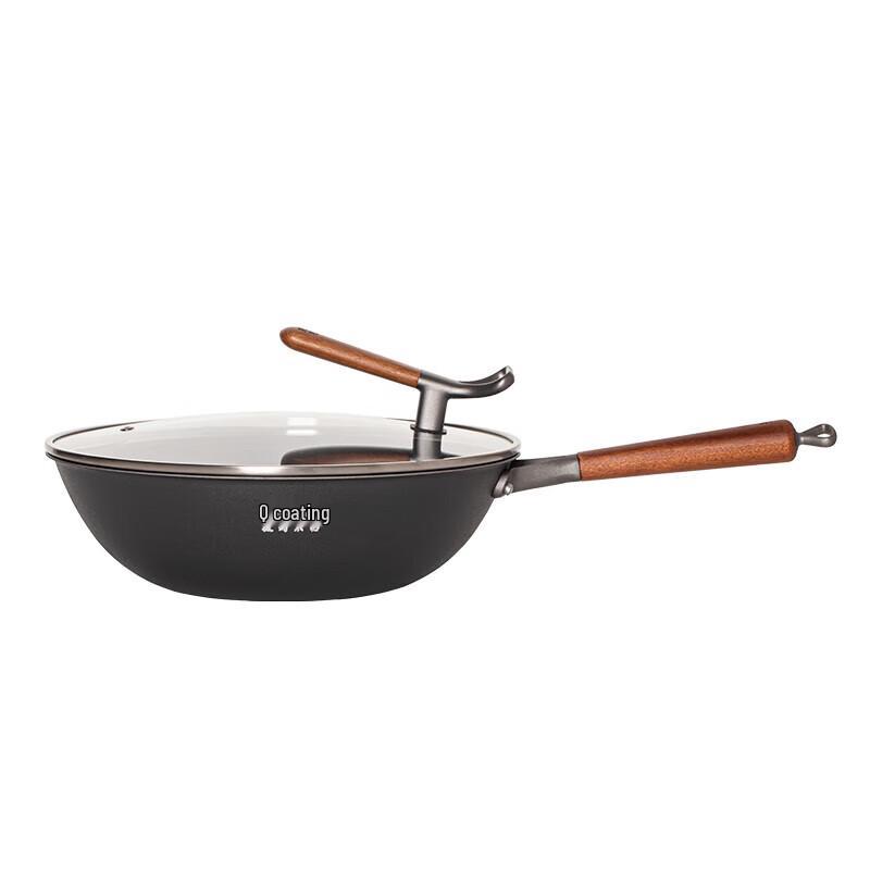 Sanhe 32cm Lightweight Non-stick Nitrided Iron Wok