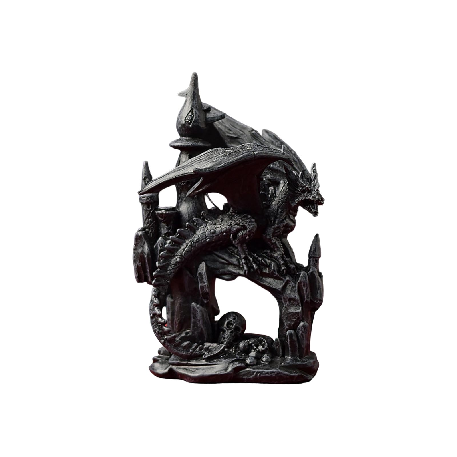 

Статуя Дракона Полимерная Ремесленная Декоративные Украшения Хэллоуин Настольное Украшение One Size