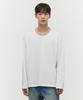 MINAV 2-Pack Pure Cotton U-Neck Long Sleeve T-Shirt