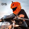 Halloween Pumpkin Motorcycle Helmet Cover High Visibility Dustproof Plush Cartoon Pumpkin Head Motorbike Full Helmet Protector Guard
