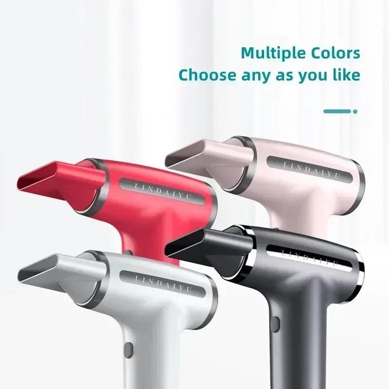 Powerful 11000RPM 4 in 1 Wireless Hair Dryer Multifunctional Air Duster Blower Travel USB Rechargeable Negative Ions Blow Dryer