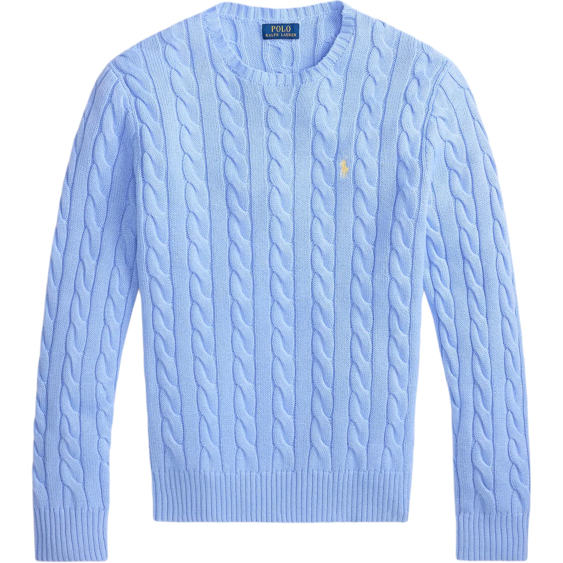 

Свитер мужской Polo Ralph Lauren с вышитым пони, с круглым вырезом, в рубчик, с длинным рукавом 710775885-535 M